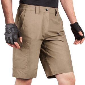 Men's Tactical Cargo Shorts - Avail in Black or Grey